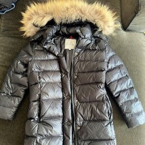 Kids Moncler Long Down Jacket